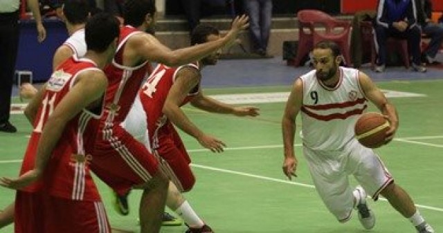 مباراة سلة بين الأهلي والزمالك 