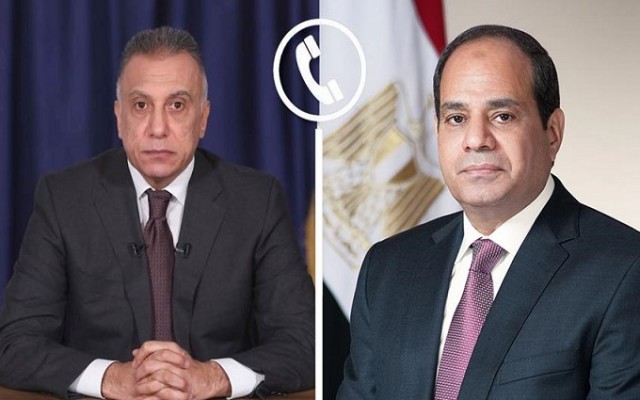 الرئيس السيسي ورئيس وزراء العراق